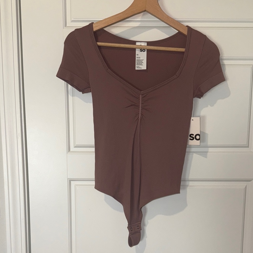 NWT so mauve bodysuit size small